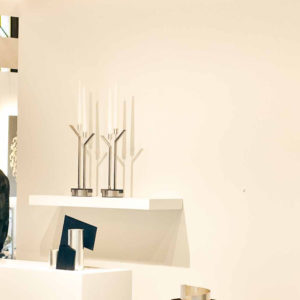 Floating wall shelving